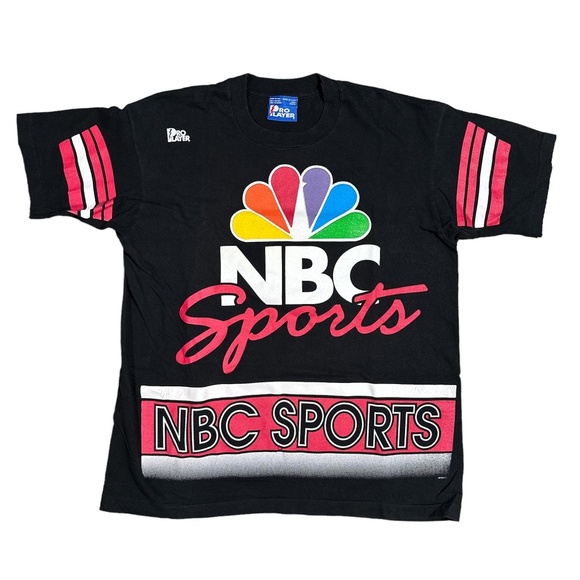Pro Player Other - Vintage 90s NBC Sports Pro Player Made  in USA Single Stitch T Shirt Mens Large